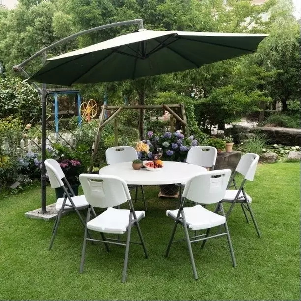 FEATURES OF HIGH QUALITY OUTDOOR FURNITURE：PLASTIC FOLDING TABLE&CHAIR