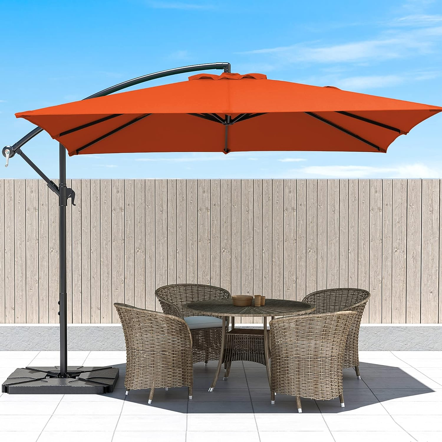 Olefin Fabric for Patio Parasol: Durability with Limited Breathability