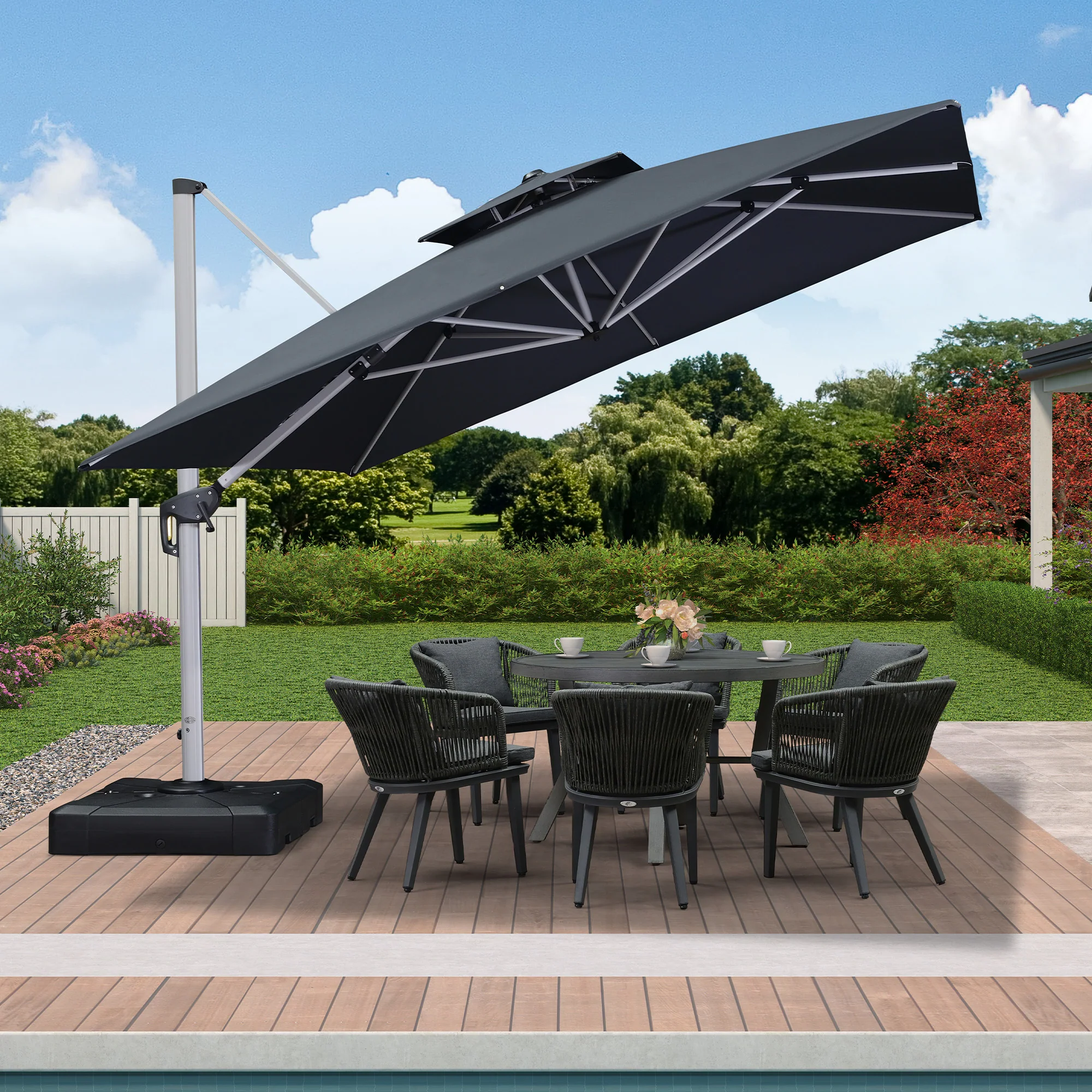 Polyester Fabric for Patio Sunbrella Umbrellas: Weathering the Storm with Water Resistance