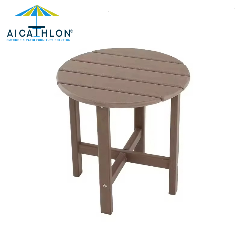Wholesale Outdoor HDPE Side Table Plastic Adirondack Side Table Weather Resistant Hips High Strength Rustproof Waterproof
