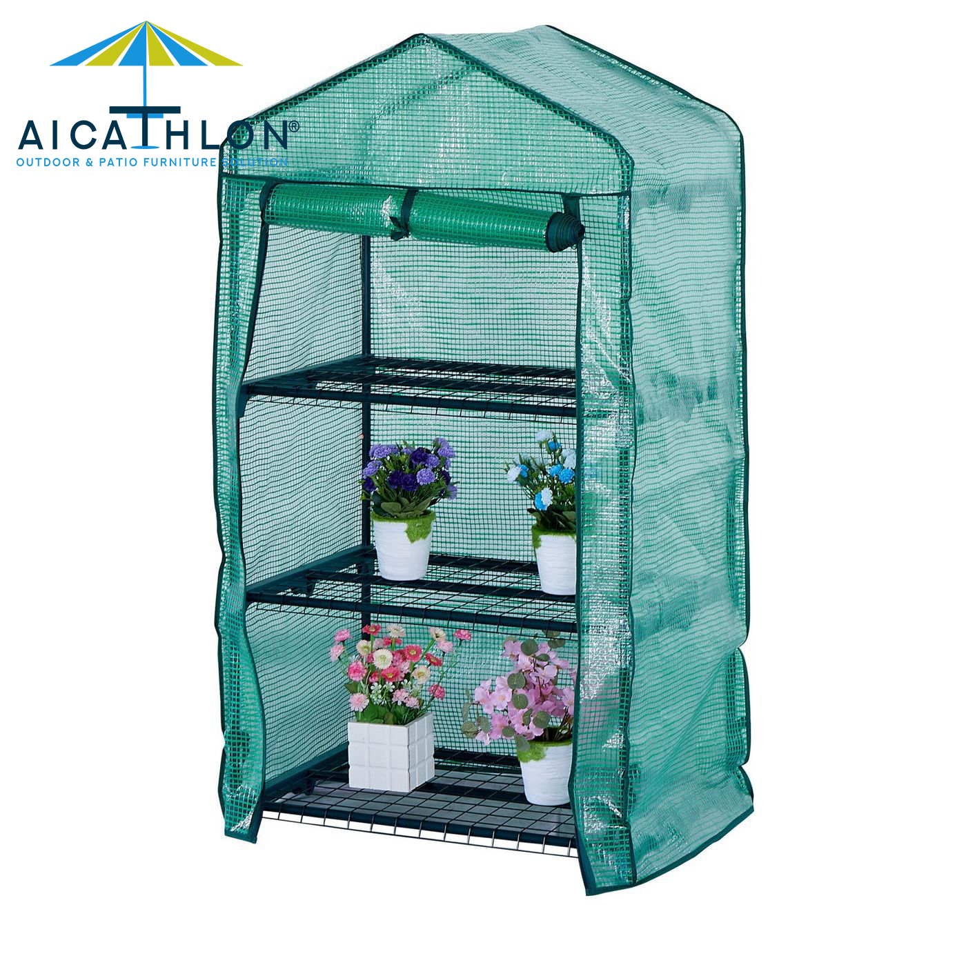 Home Gardening Supplies Plastic Grow House Poly Tunnel Walk In Garden Greenhouse