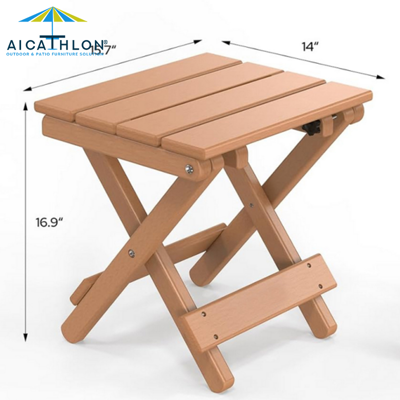 Portable Mini Three Legged Folding Stool Outdoor Foldable table Chairs