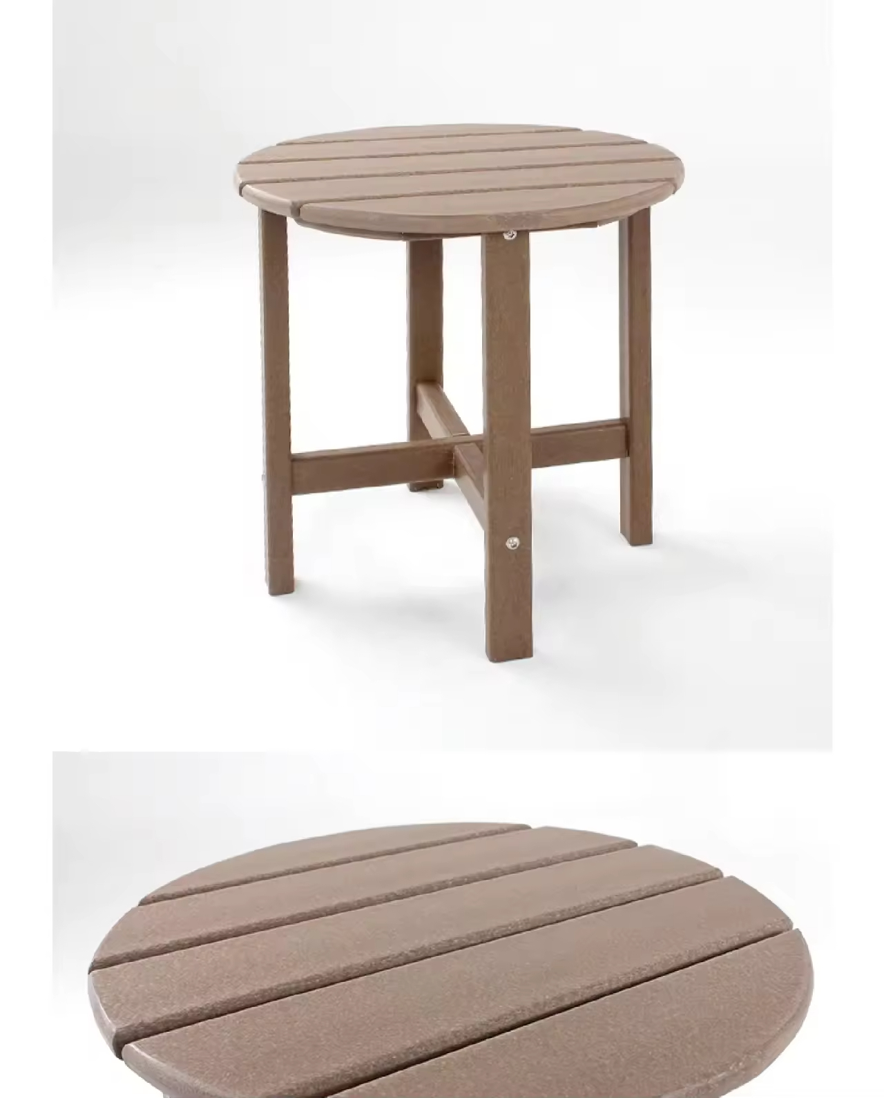 Wholesale Outdoor HDPE Side Table Plastic Adirondack Side Table Weather Resistant Hips High Strength Rustproof Waterproof