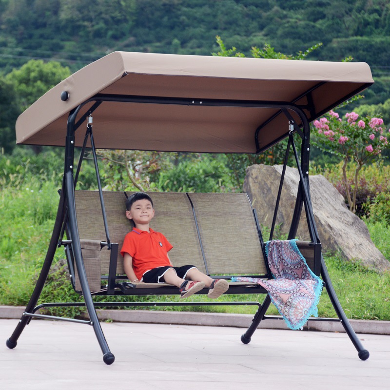 Outdoor Swing Hanging Chair Balcony Double Seat Rocking Chair