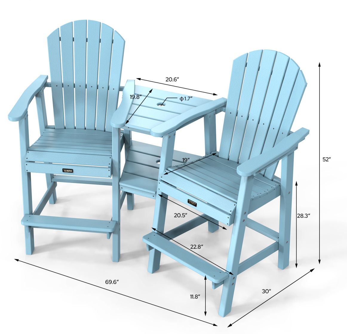 Outdoor wooden accent furniture lounge chairs for bar chair adirondack chair