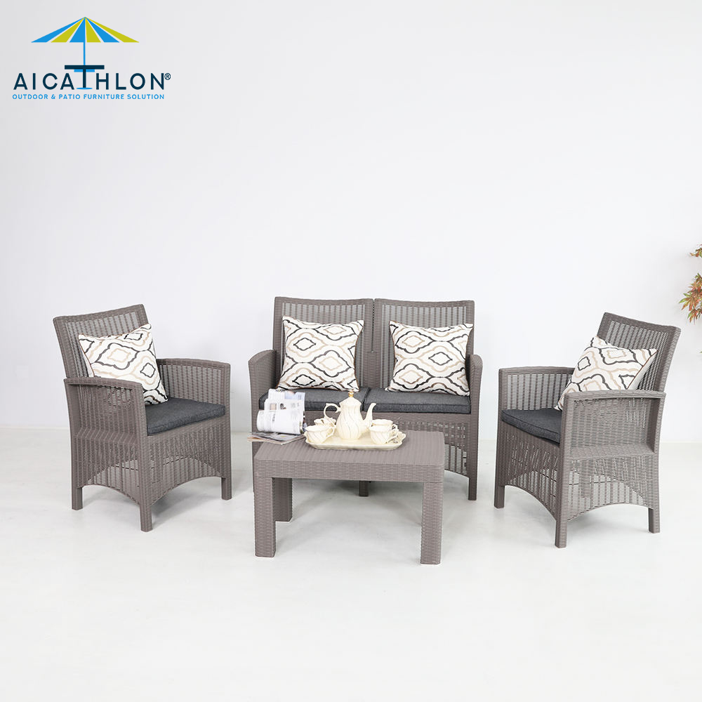 Patio Rattan Furniture Set Garden Furniture Outdoor Garden Rattan Sofa Garden Set