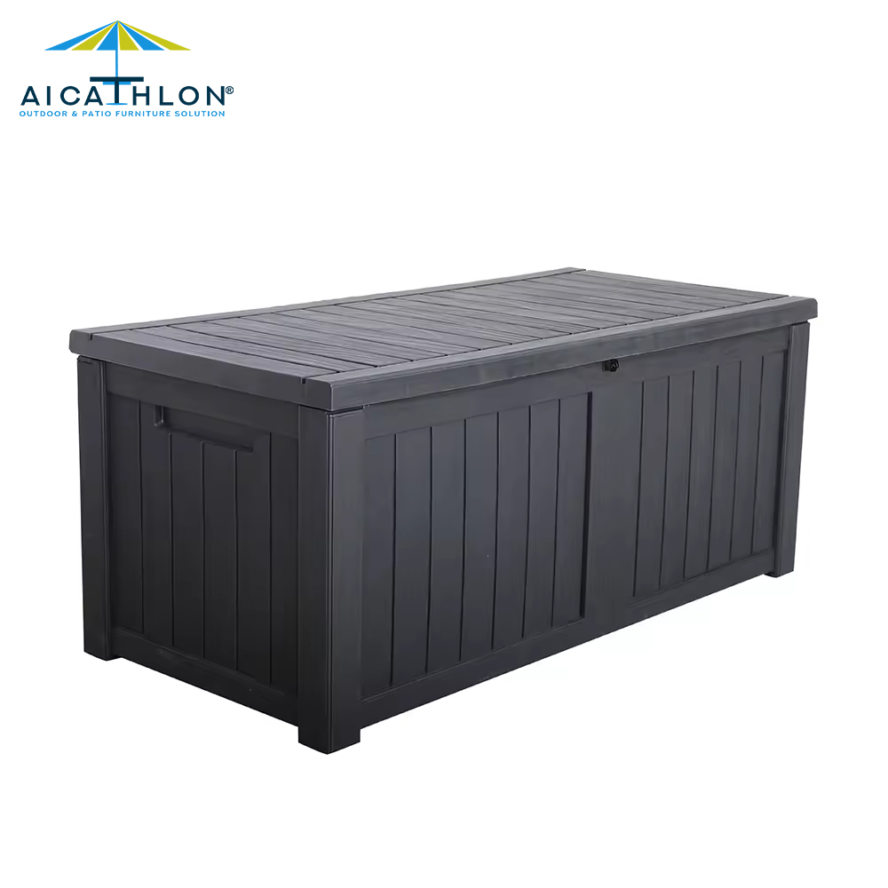 Cheap 119 Gallon Garden Waterproof Plastic Deck Box Storage Outdoor