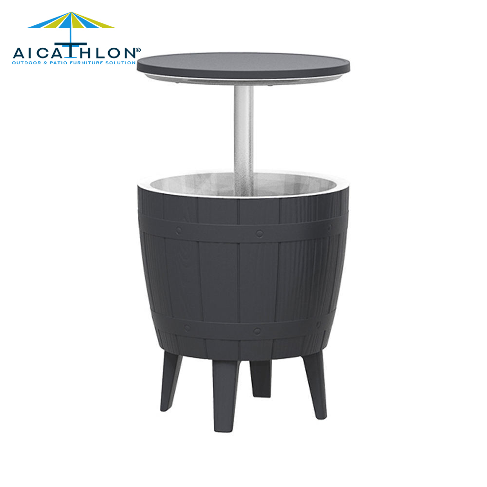 37L nightclub ktv party led table illuminated cool bar table with ice bucket