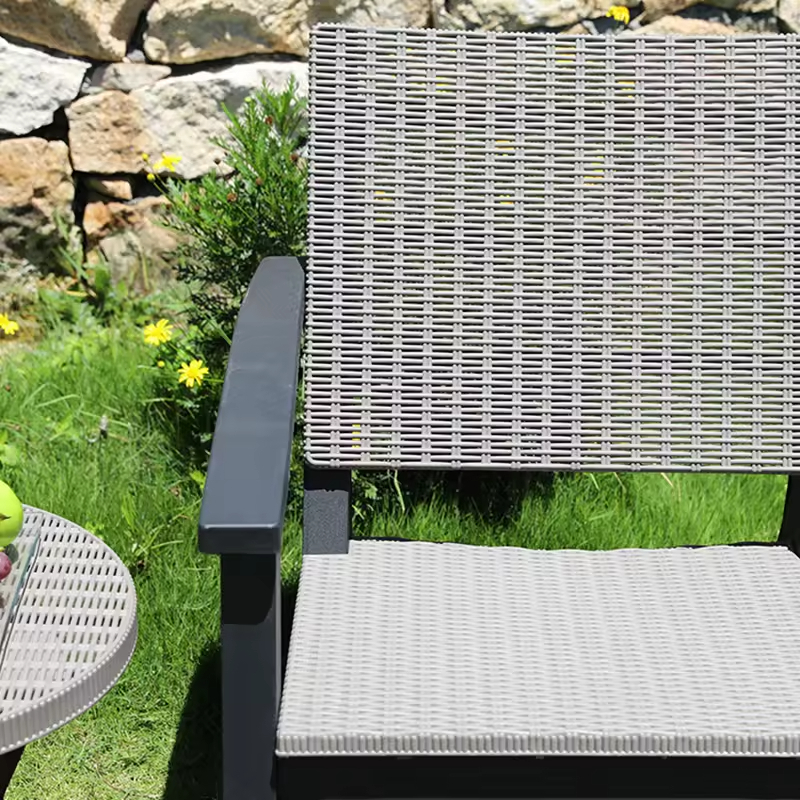 Hot Sale Modern Outdoor Cheap Bistro Cafe Table And Rattan Chairs