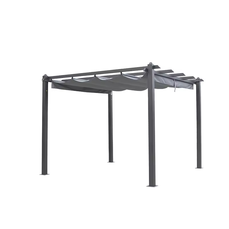 Wholesale 10x12ft Pergola Gazebo with Waterproof Roof and Aluminum Frame Ideal for Garden Patio and Outdoor Relaxation