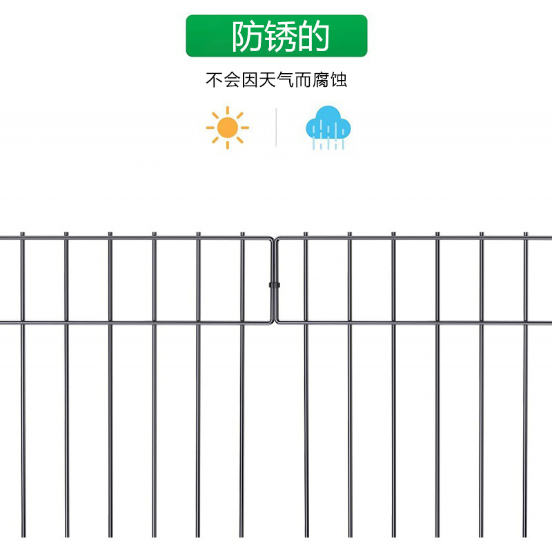 Customized Stable Multifunctional Metal Easy Install Decorative Border Garden Furniture Fence