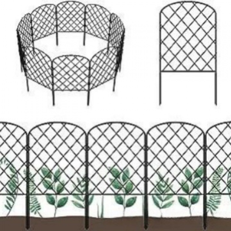 New Design custom size metal decorative garden fencing iron fence for gardens