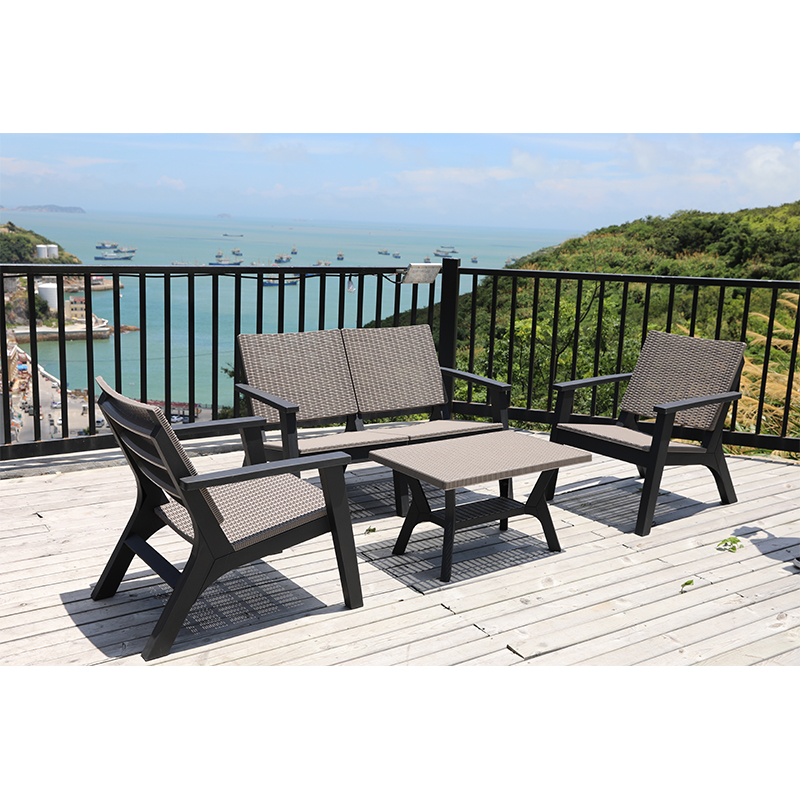 Garden Rattan Patio Backyard Wicker Chairs Furniture Outdoor Sofa Set