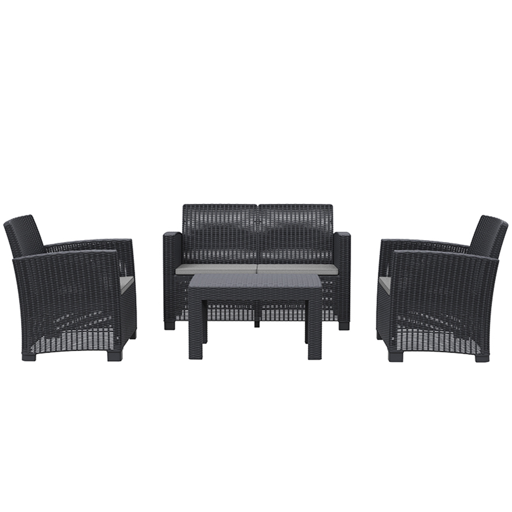 China Supply Garden Cheap Outdoor Furniture Hot Sale Sofa Set With Table